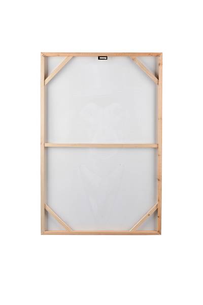 Kunstdruk Linus canvas - zwart