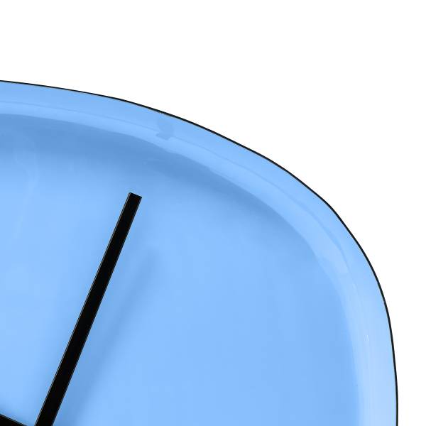 Orologio da parete Tomo Alluminio - Blu neutro