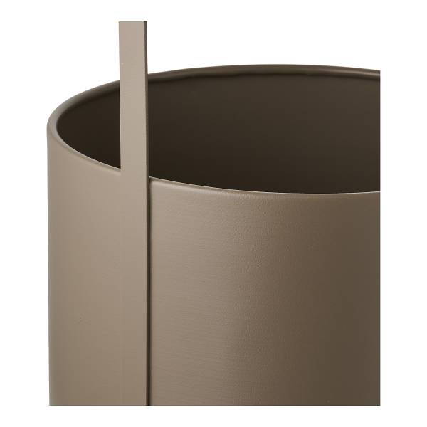 Lot de cache-pots Henan Acier - Marron