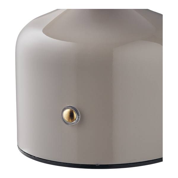 Tafellamp Azago staal/polyetheen - grijs
