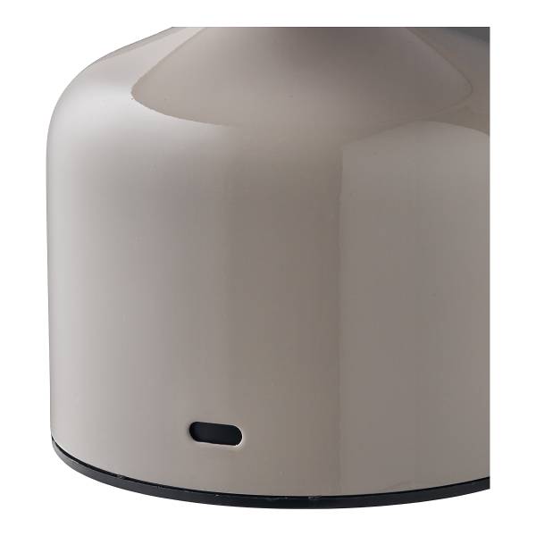 Tafellamp Azago staal/polyetheen - grijs