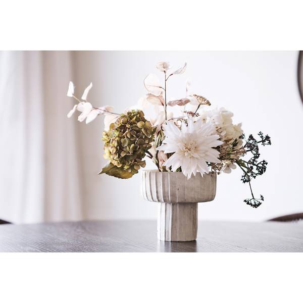 Vaso Lotro Cemento - Marrone / Beige