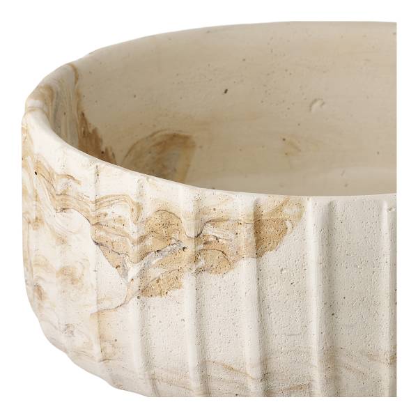 Vaso Lotro Cemento - Marrone / Beige