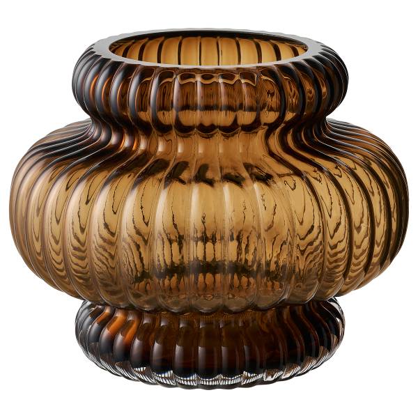 Vase Napio Glas - Rauchbraun