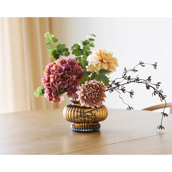 Vase Napio Glas - Rauchbraun