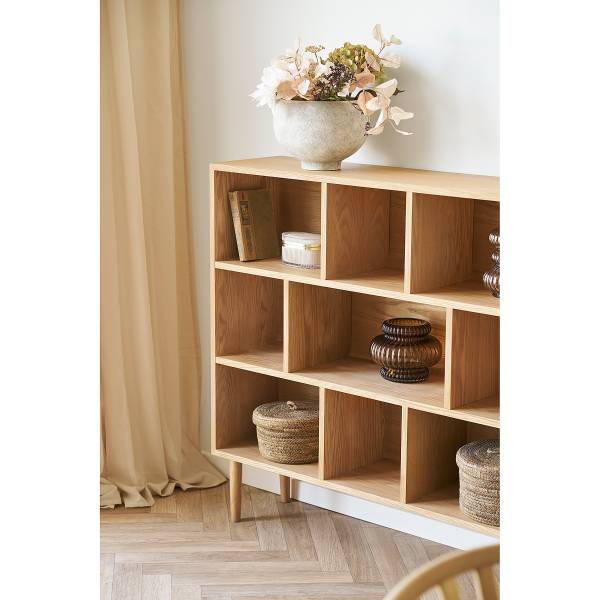 Vase Napio Glas - Rauchbraun