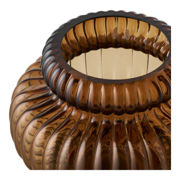 Vase Napio Glas - Rauchbraun