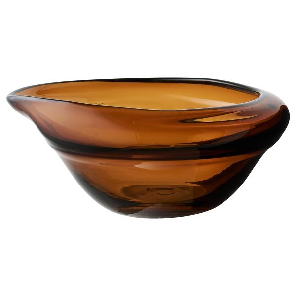 Schale Hadza Glas - Rauchbraun