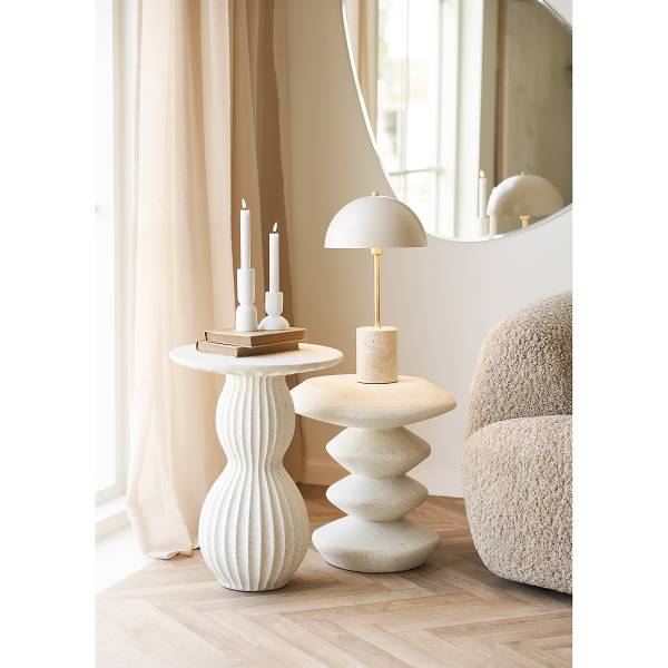 Tischleuchte Eliaf Marmor / Stahl - Marble