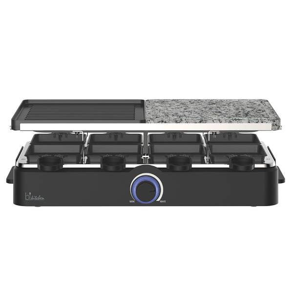 Kombi-Raclette grill 950 ABS - Schwarz
