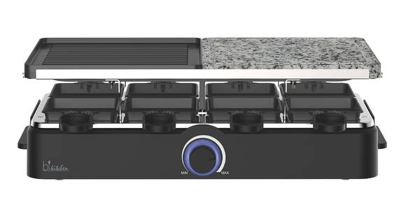 Kombi-Raclette grill 950 ABS - Schwarz