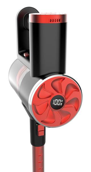 Stiel-Sauger HBS 1800 ABS - Rot