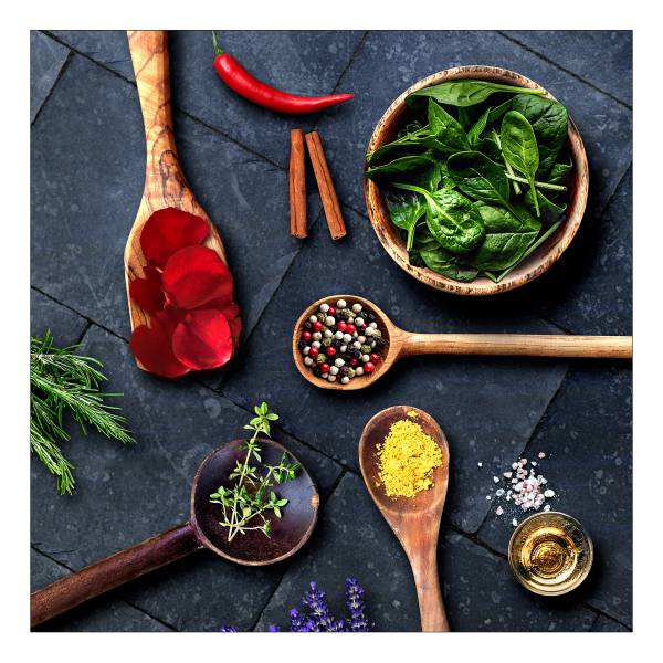 Quadro di vetro Cucina A Vetro - Multicolore - 30 x 30 cm