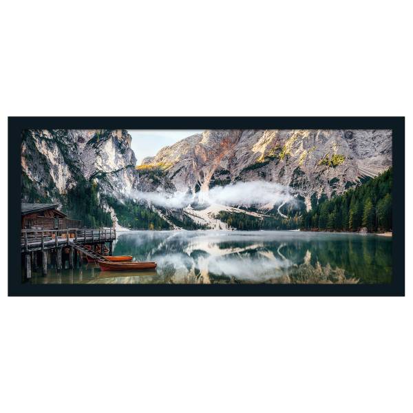 Quadro Mountain Lake View Carta - Multicolore