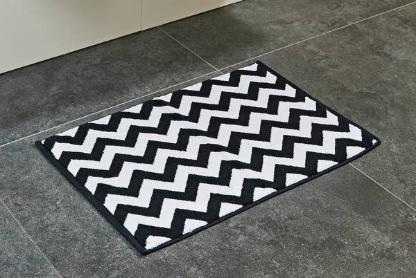 Badvorleger Daily Shapes Zickzack Baumwolle