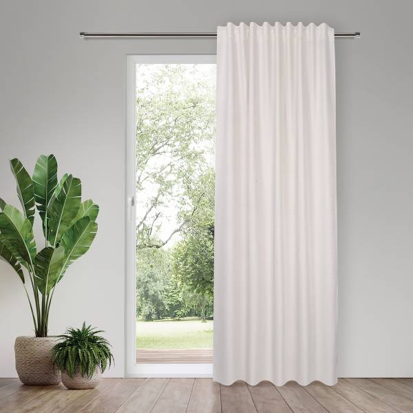 Rideau Colta polyester - Blanc