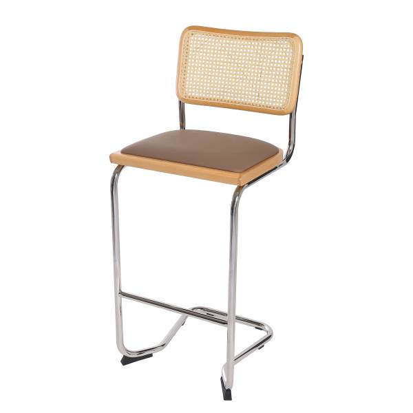 Tabouret de bar HOLM Type B rembourré Taupe