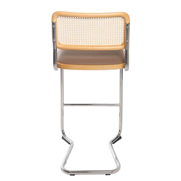 Tabouret de bar HOLM Type B rembourré Taupe