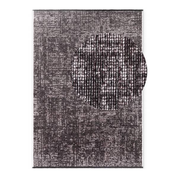 Tappeto a pelo corto Prisma Tessuto - marrone - Marrone rossastro - 120 x 170 cm
