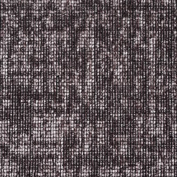 Tapis à mèches courtes Prisma rond Tissu - Marron - Brun rouge - Diamètre : 160 cm