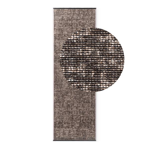 Läufer Prisma Webstoff - Beige - Kokosnuss Braun