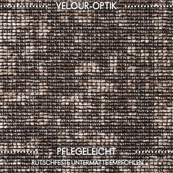 Läufer Prisma Webstoff - Beige - Kokosnuss Braun