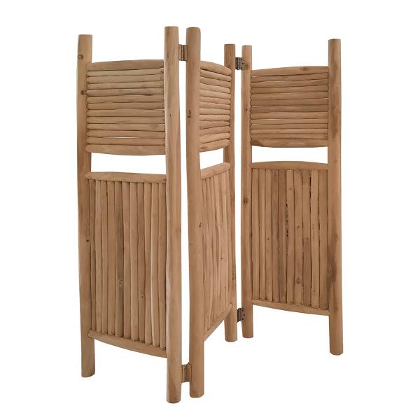 Paravent Marbo Teak massiv