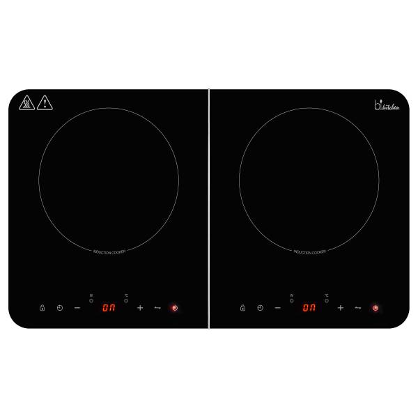 Piano a induzione doppio cook 421 nero