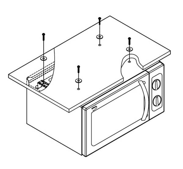 Microonde MWU 20.4 Argento