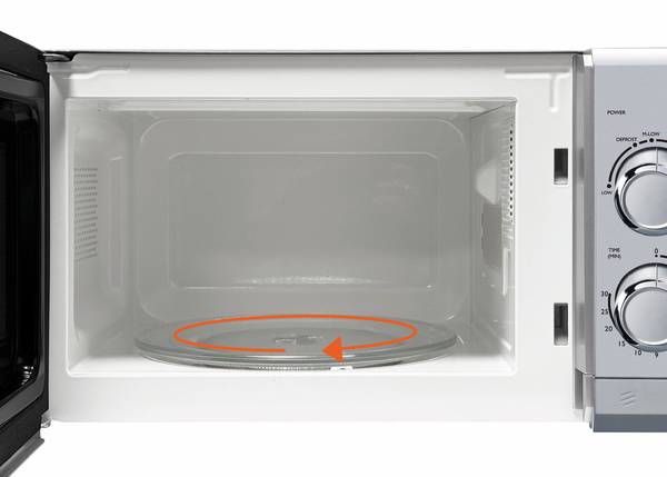 Onderbouw-magnetron MW-U 25.4 zilverkleurig