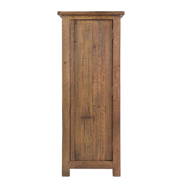 Mobile in legno massello RURY 1 anta Marrone - Legno - Legno massello - 50 x 130 x 40 cm