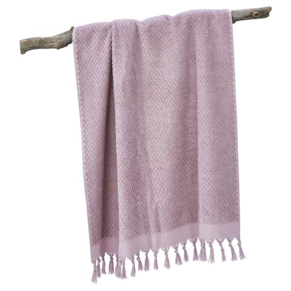 Serviette Provence Honeycomb tissu en coton - Mauve