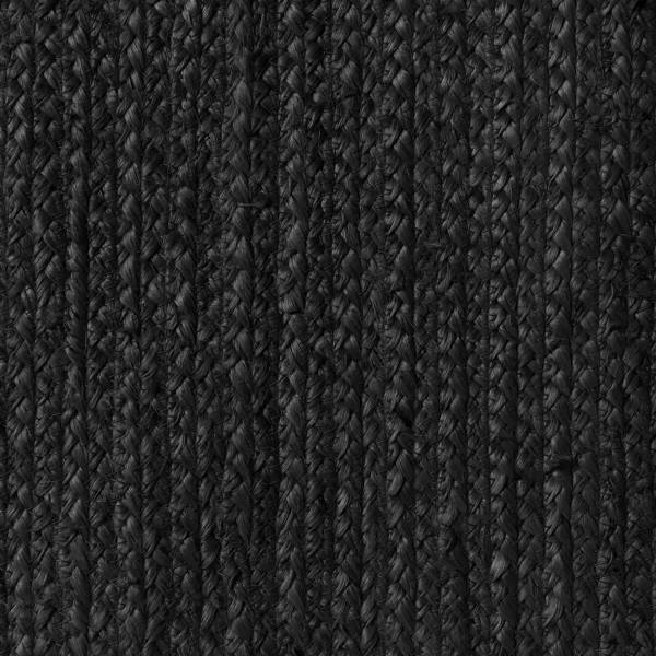 Tappeto di iuta Rangpur ovale iuta - Nero