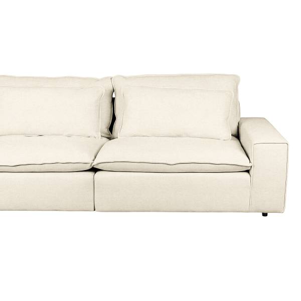 Big-Sofa CASUALIST Webstoff Stormy: Creme