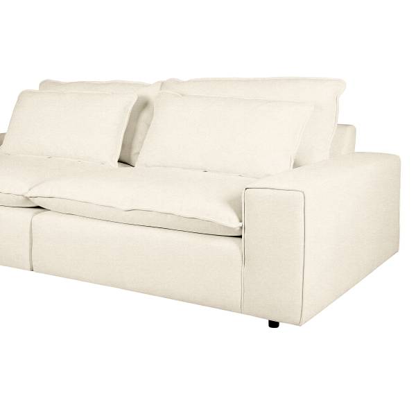Big-Sofa CASUALIST Webstoff Stormy: Creme