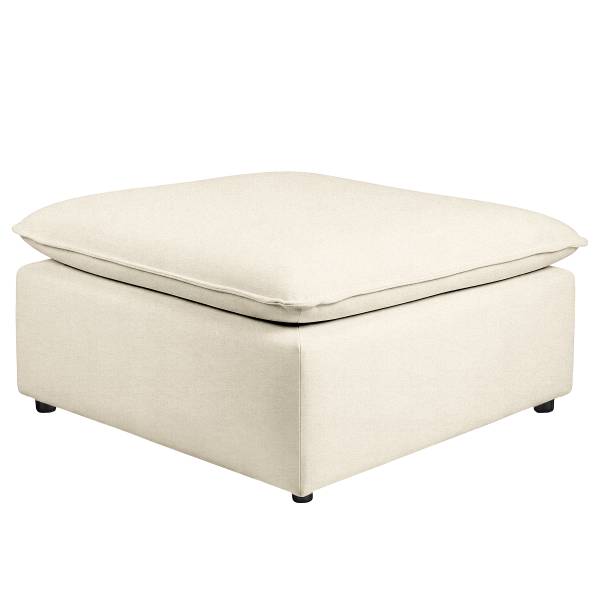 Polsterhocker CASUALIST Webstoff Stormy: Creme
