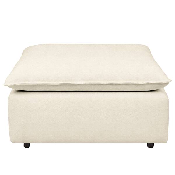 Polsterhocker CASUALIST Webstoff Stormy: Creme