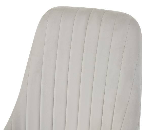 Esszimmerstuhl Claudia 2er Set Beige - Webstoff - Eisen - 44 x 88 x 58 cm