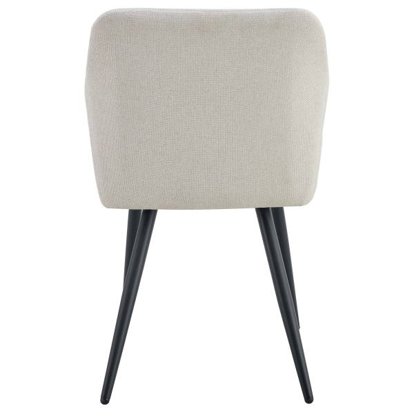 Armlehnenstuhl Lea 2er Set Beige - Webstoff - Eisen - 56 x 83 x 60 cm