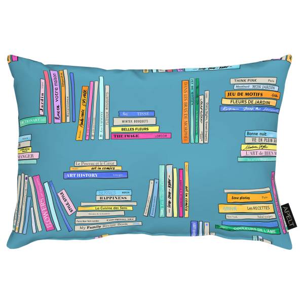 Housse de coussin Carta Turquoise - 41 x 61 cm