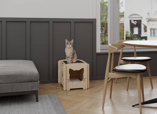 Katzenhaus Pets Braun