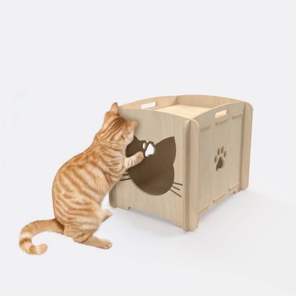 Katzenhaus Pets Braun