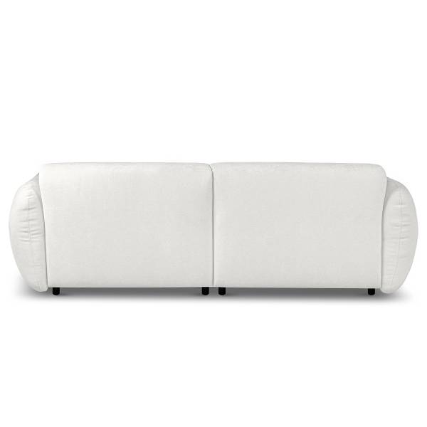 2,5-Sitzer Sofa NORDELLA Webstoff Stormy: Creme
