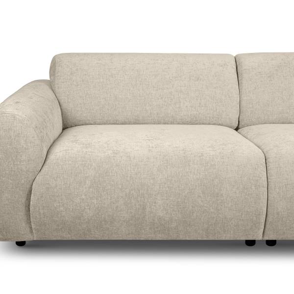 3-Sitzer Sofa ULALA Chenille Edina: Beige