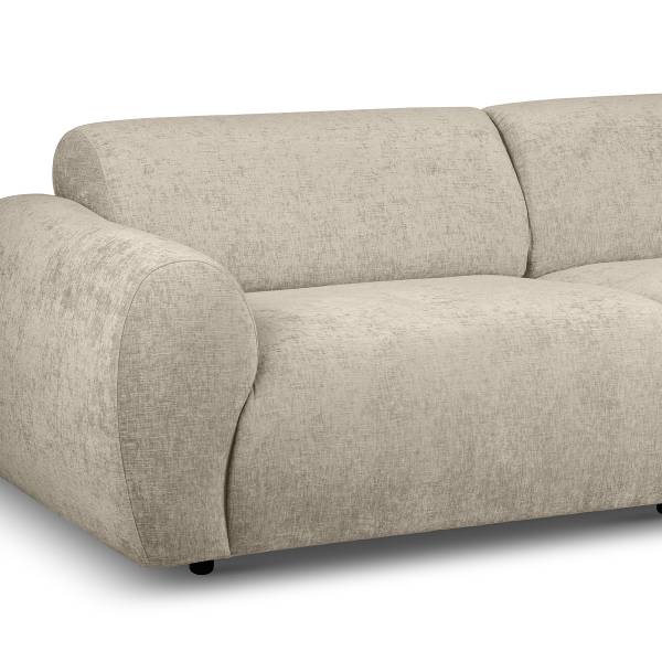 3-Sitzer Sofa ULALA Chenille Edina: Beige