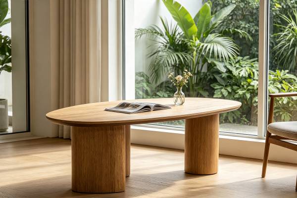 Furnierter Couchtisch ITOKO Eiche