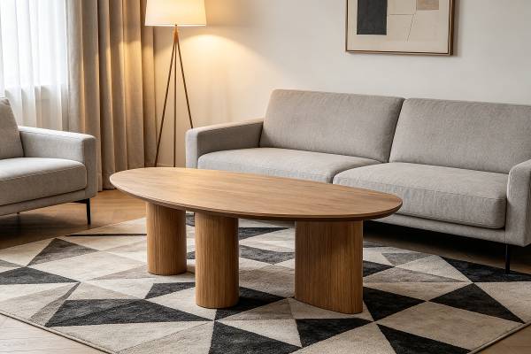 Furnierter Couchtisch ITOKO Eiche