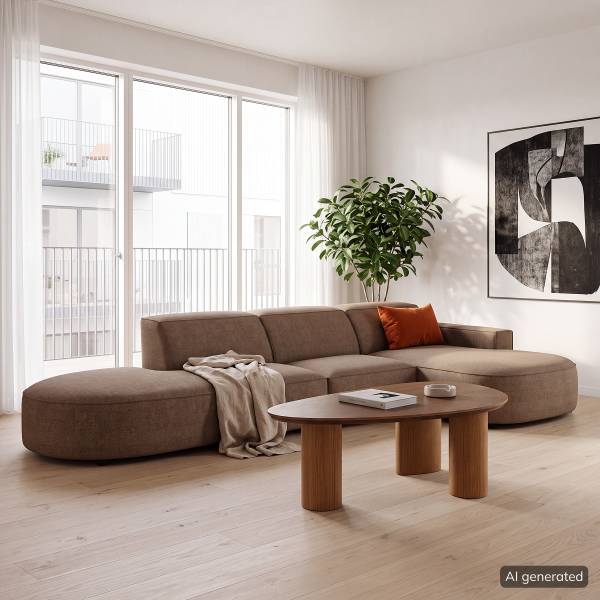 Furnierter Couchtisch ITOKO Eiche