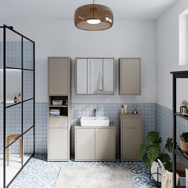 Hochschrank Chirgora Taupe