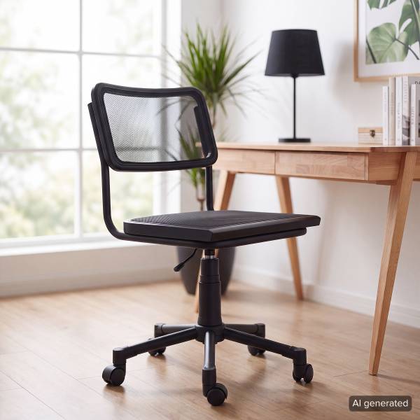 Bürostuhl HOLM Mesh Schwarz